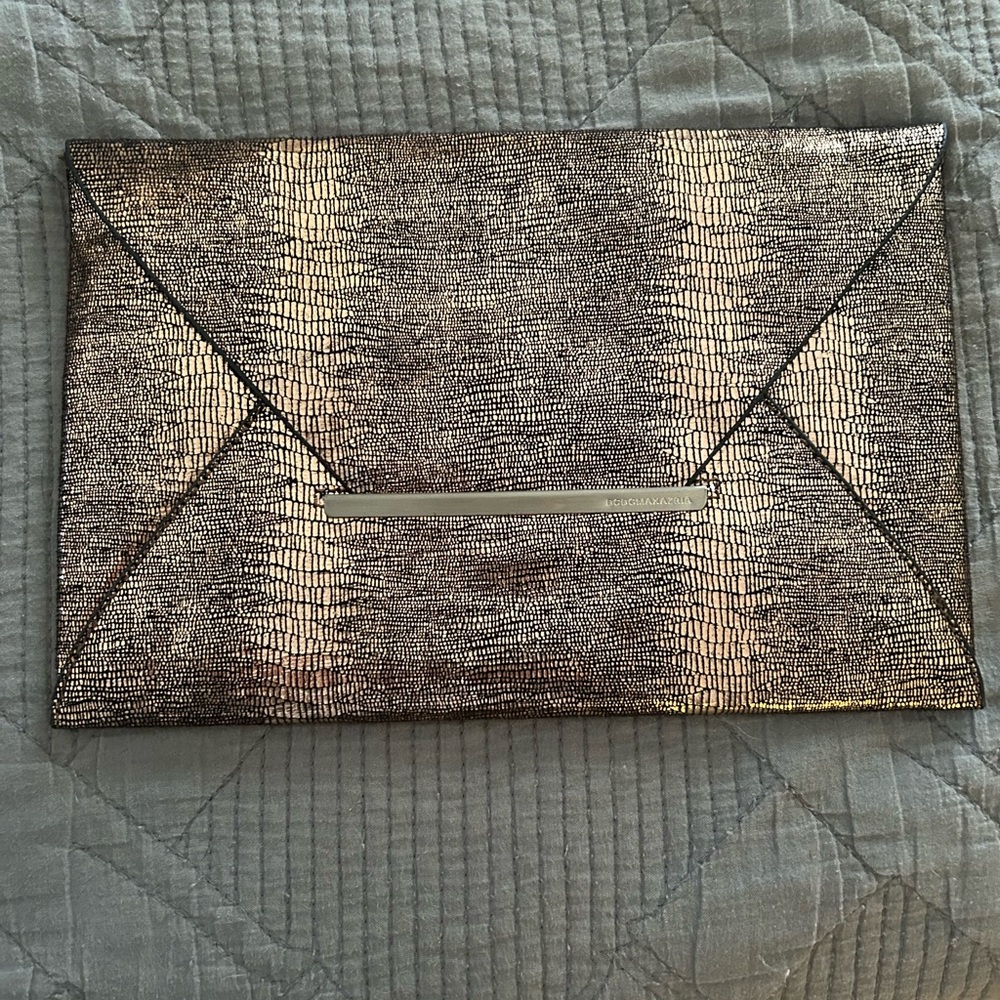BCBG Metallic Clutch